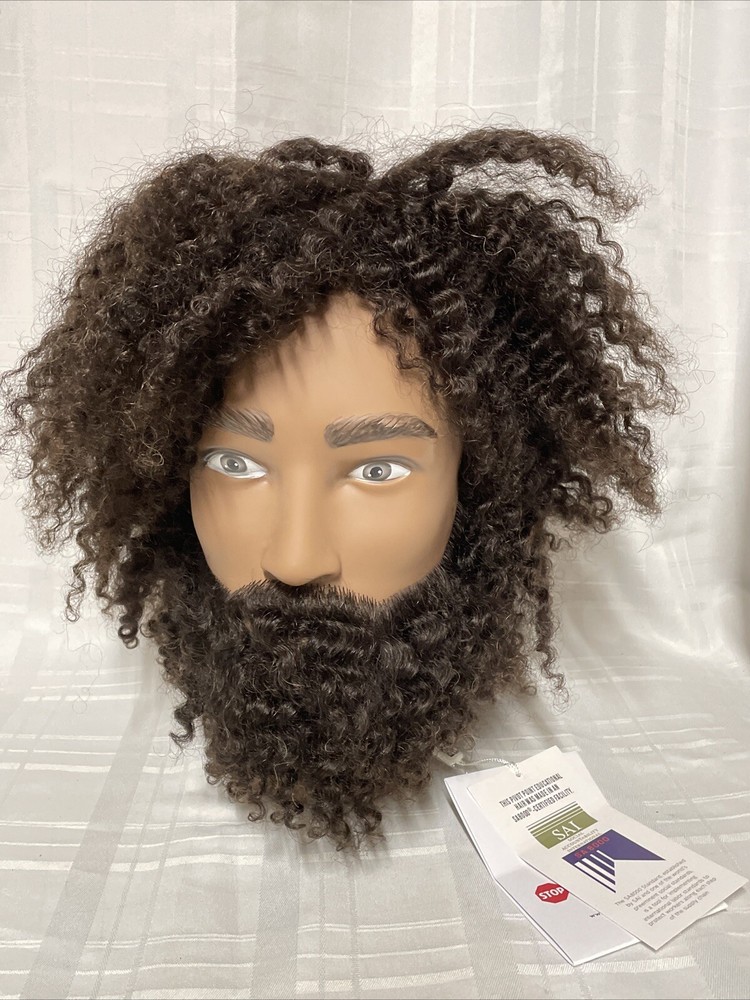 Pivot Point Mannequin Head  With Beard Damaged Box