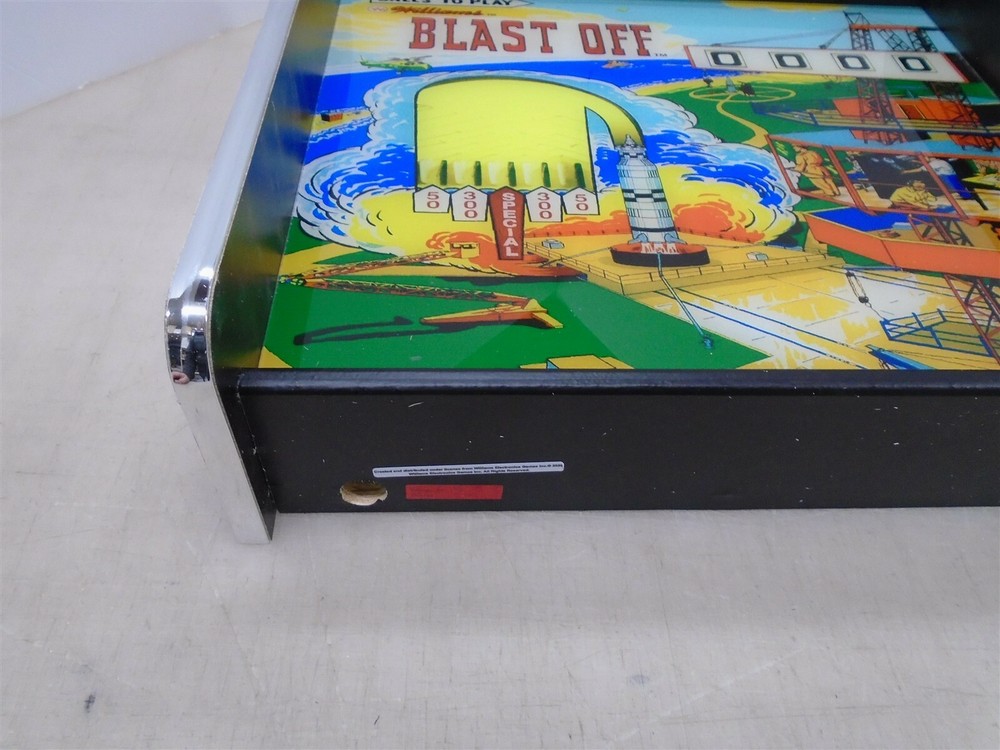 Williams Blast Off Pinball Head LED Display light box