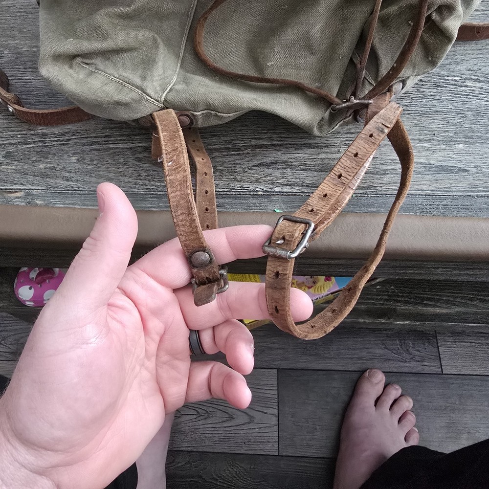 WWII German Army Rucksack With Frame