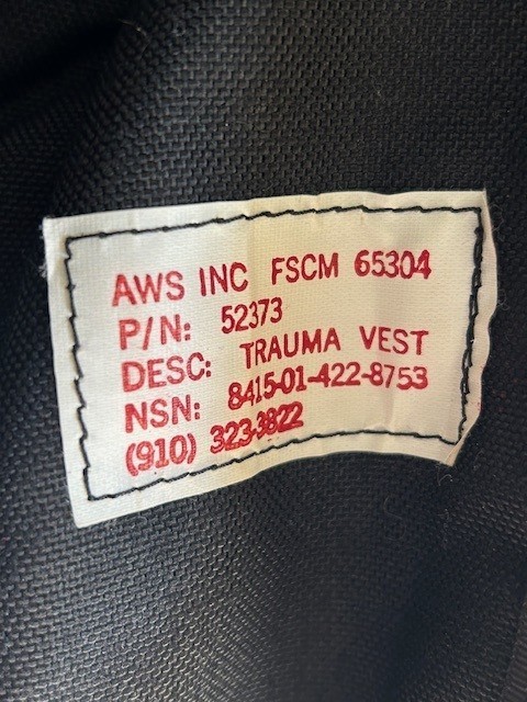 AWS Trauma Vest