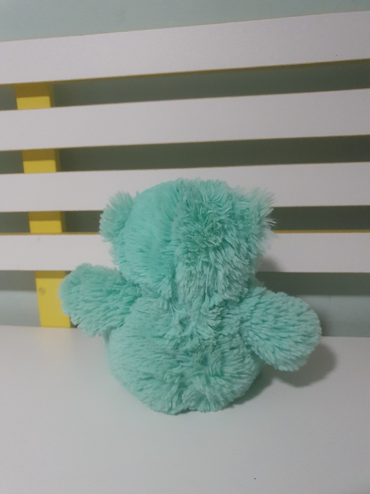 GREEN TEDDY BEAR MINT GREEN 15CM