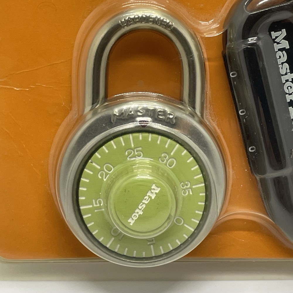 2001 Target Master Lock Padlock 2-Pack Standard Combination Lock & Backpack Lock