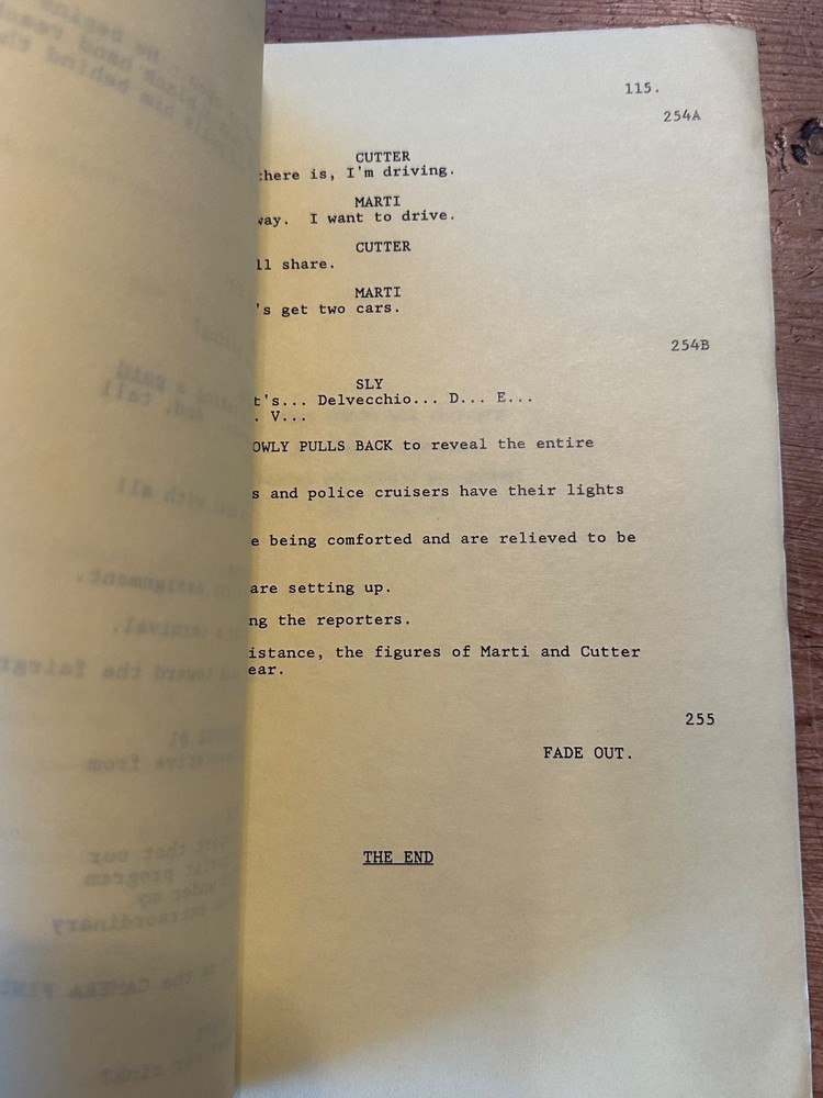 PASSENGER 57 MOVIE ORIGINAL SCREENPLAY SCRIPT WESLEY SNIPES
