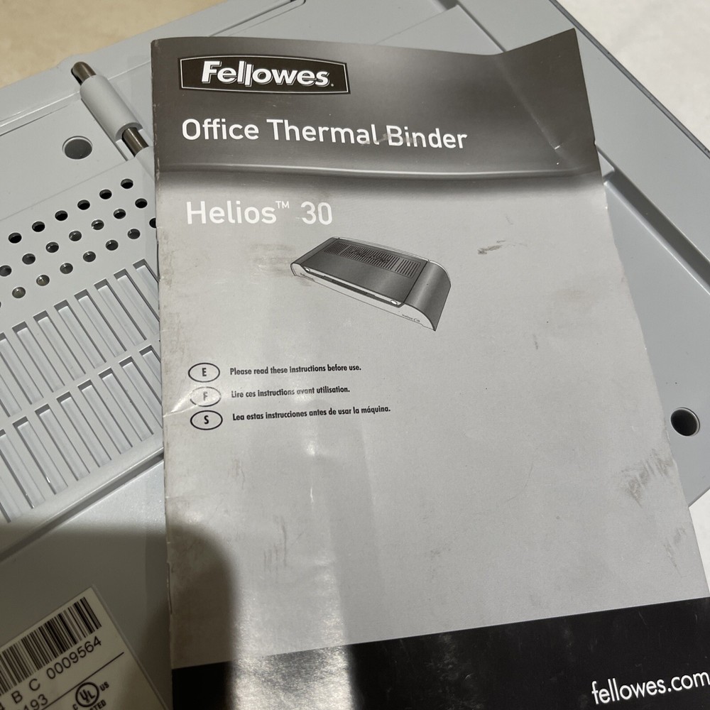 Fellowes Office Thermal Binder Helios 30 New