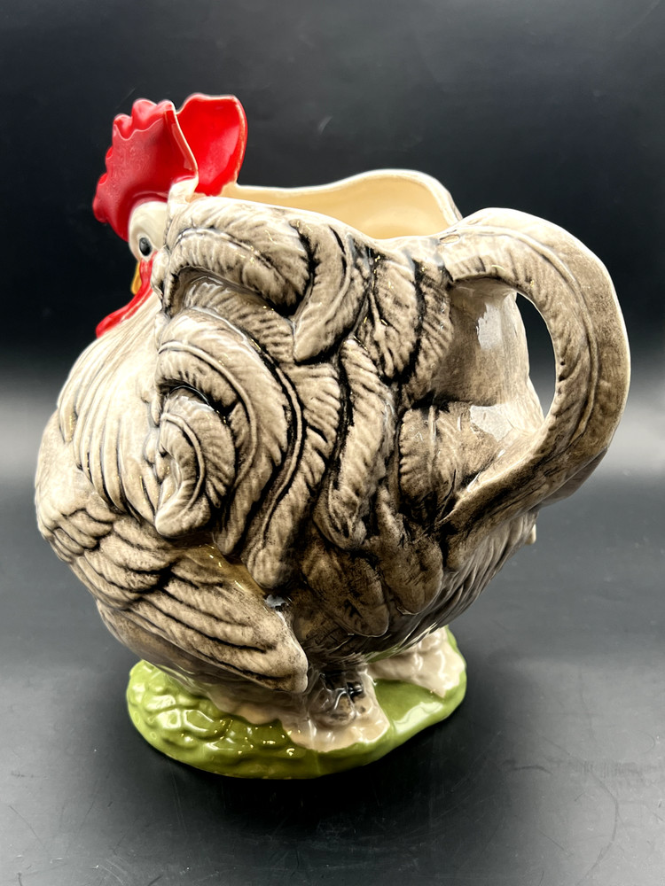 Vintage Ceramic Chicken Rooster Pitcher Unique | Bagok