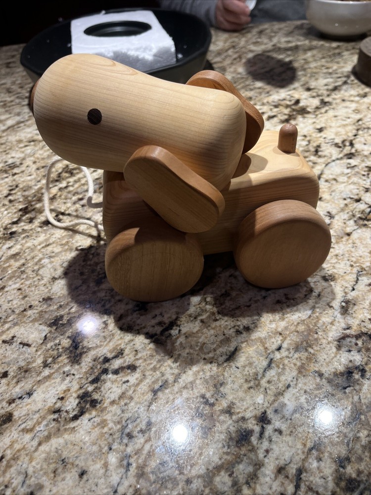 Wooden Dog Pull Toy