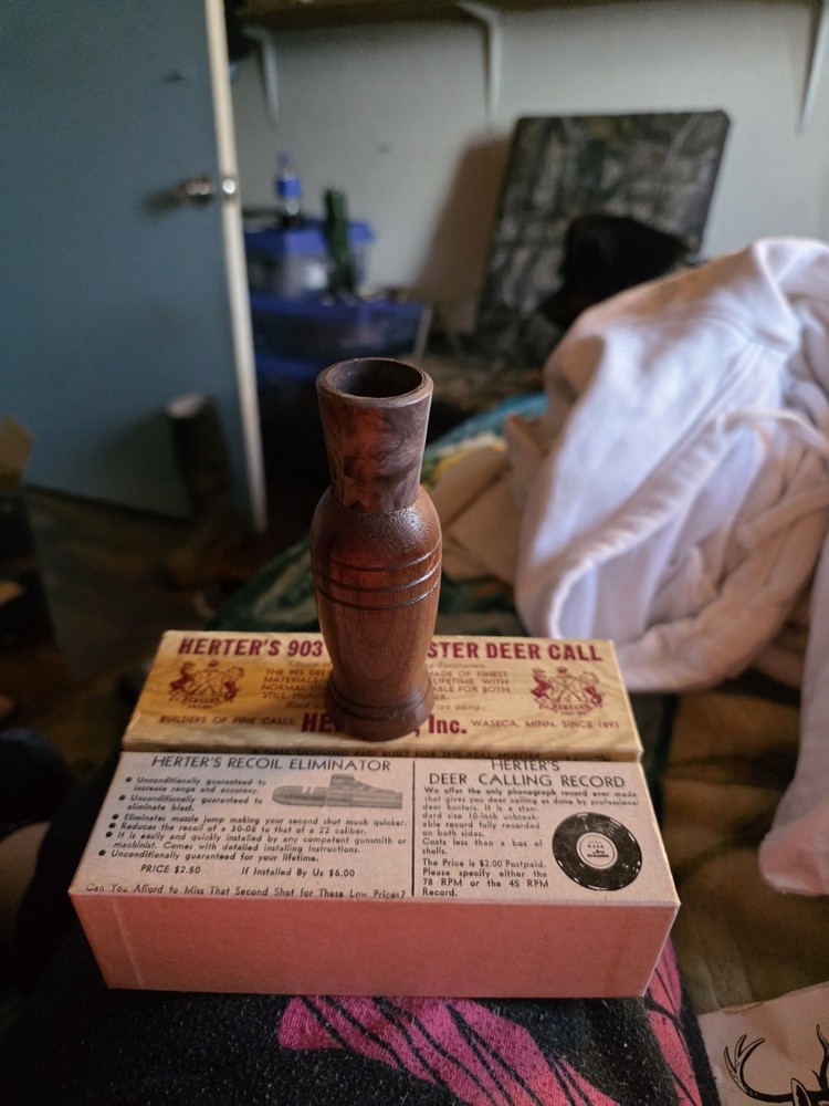 Herter's 903 Deer Master Deer Call Original Box & Booklet