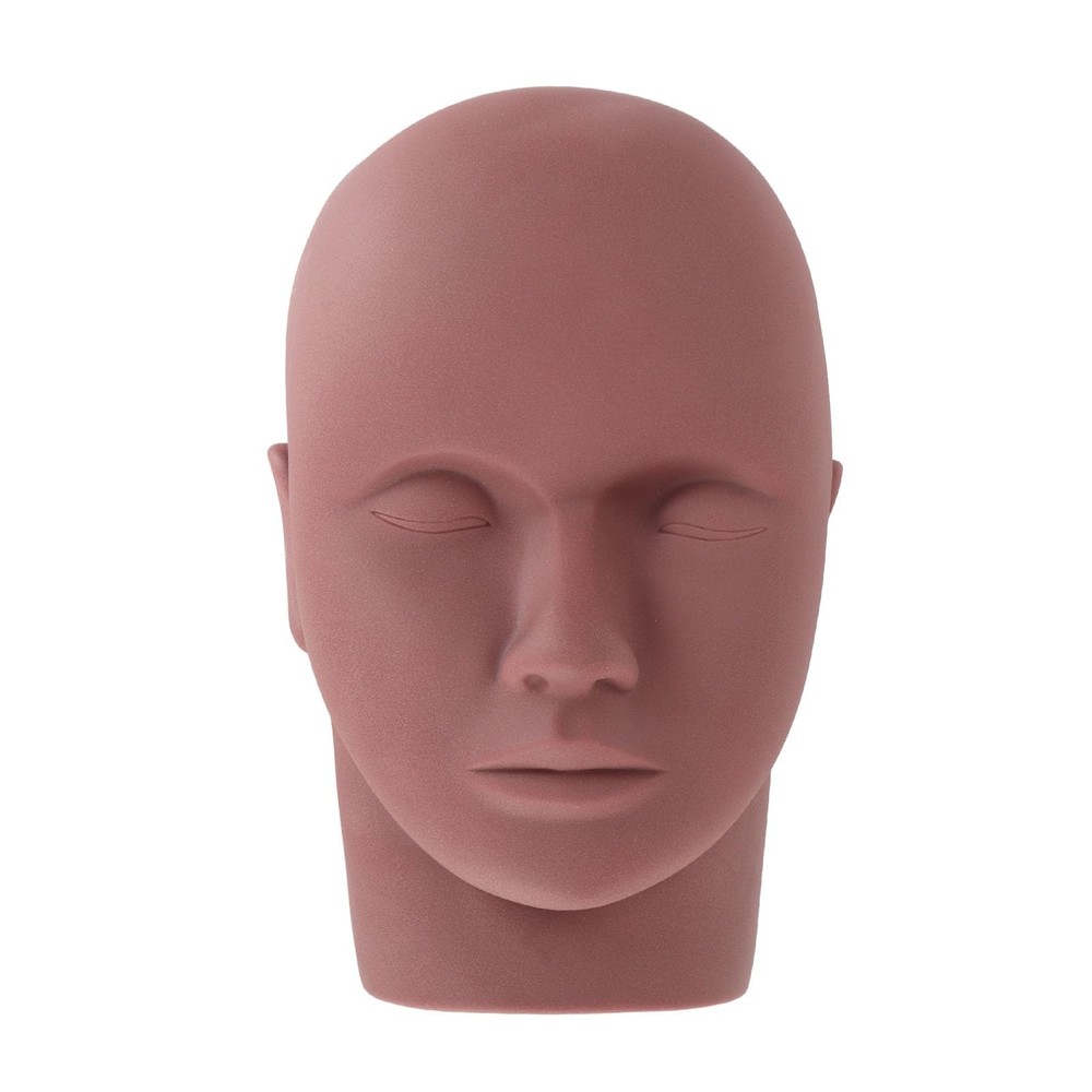 Eyelash Practice Training Head Portable Mannequin Flat Makeup Massage Doll