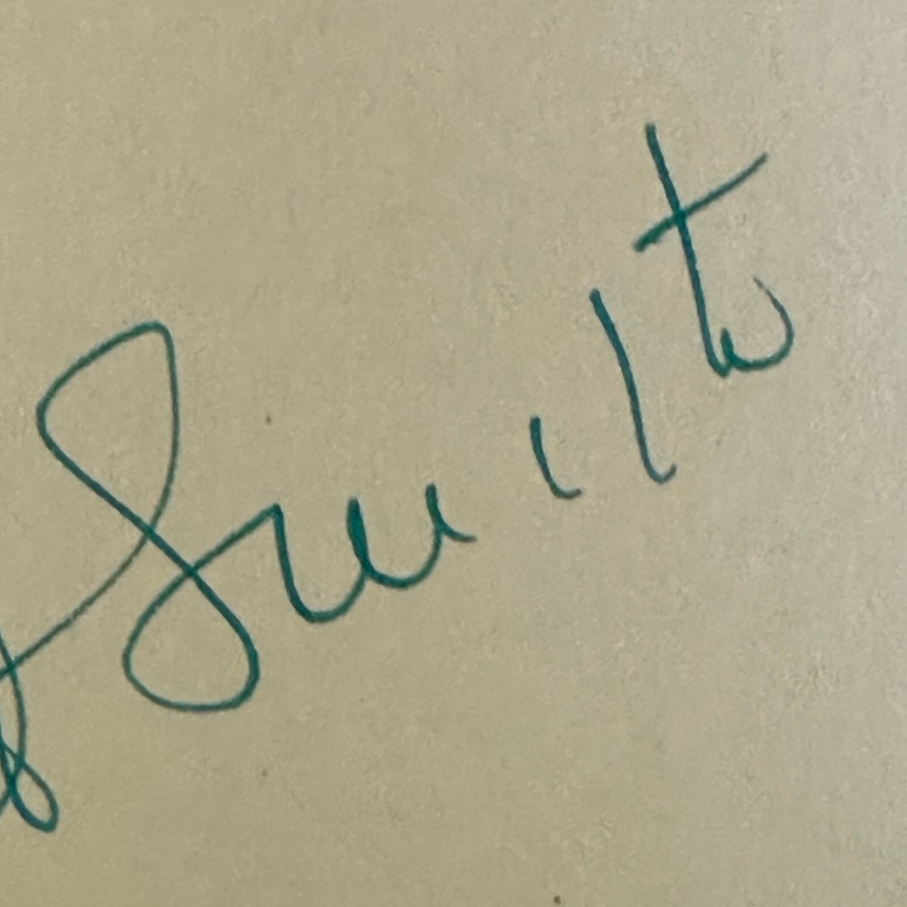 Kent Smith Signed Autographed Paper 4.5" x 6"