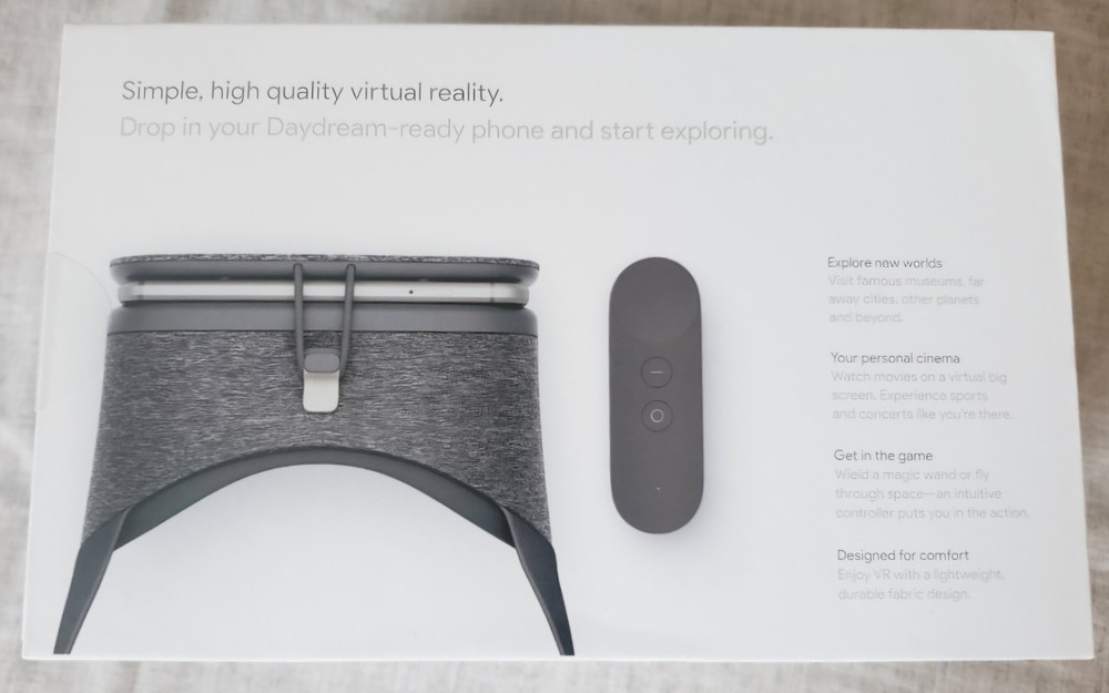 Google * Daydream View VR Headset & Controller * New Sealed * Slate *