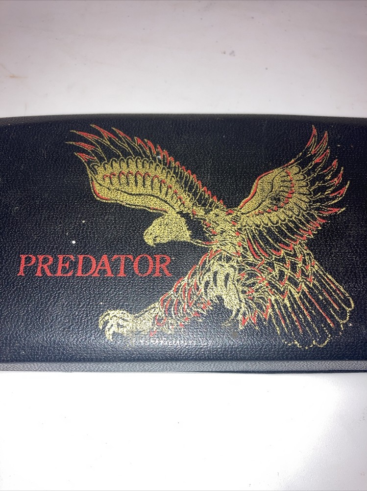 Vintage Throwing Darts Predator Eagle Hard Case With Felt Inside