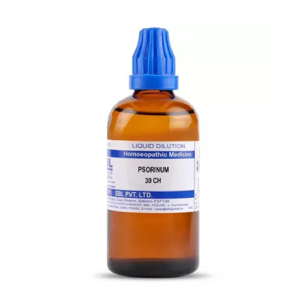 SBL Homeopathy Psorinum (30 ML / 100 ML) (Select Potency)