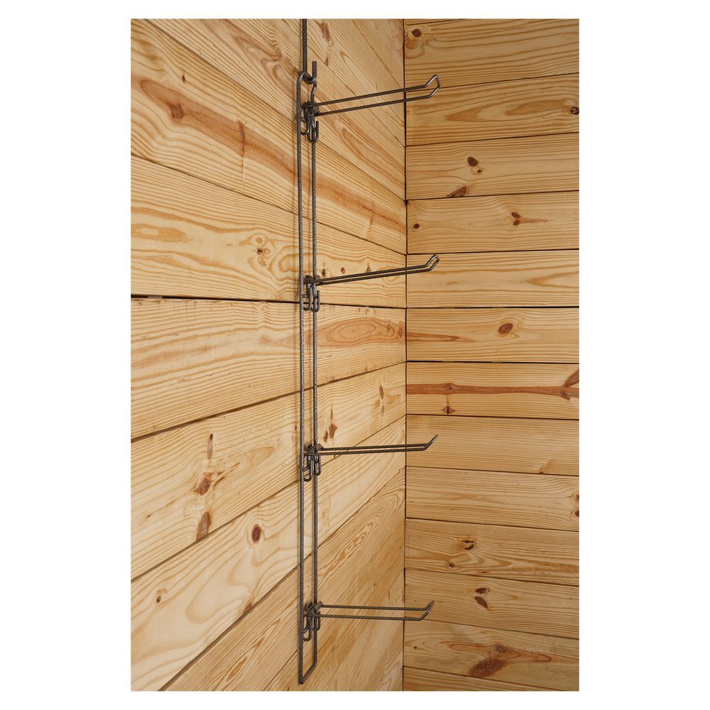 Easy-Up Pro Fold Down Hat Can Rack | Portable & Space-Saving | Color Gray