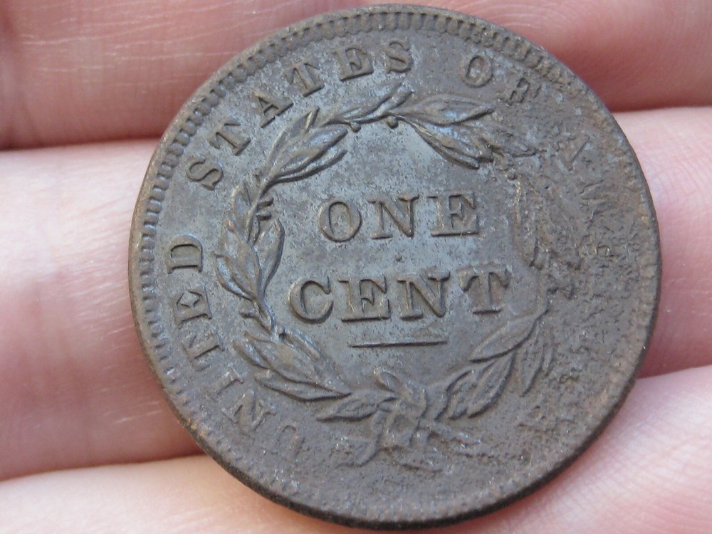 1838 Matron Head Modified Large Cent- VF/XF Details