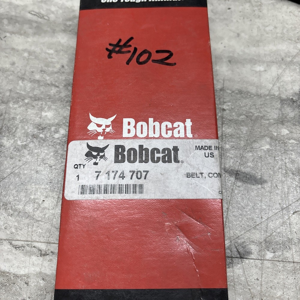 OEM Bobcat 7174707 A/C Compressor Belt, New