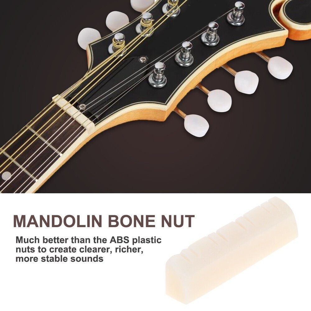 3Pcs/Set Durable String Nut for 8 String Mandolin Instrument Replacement Repair