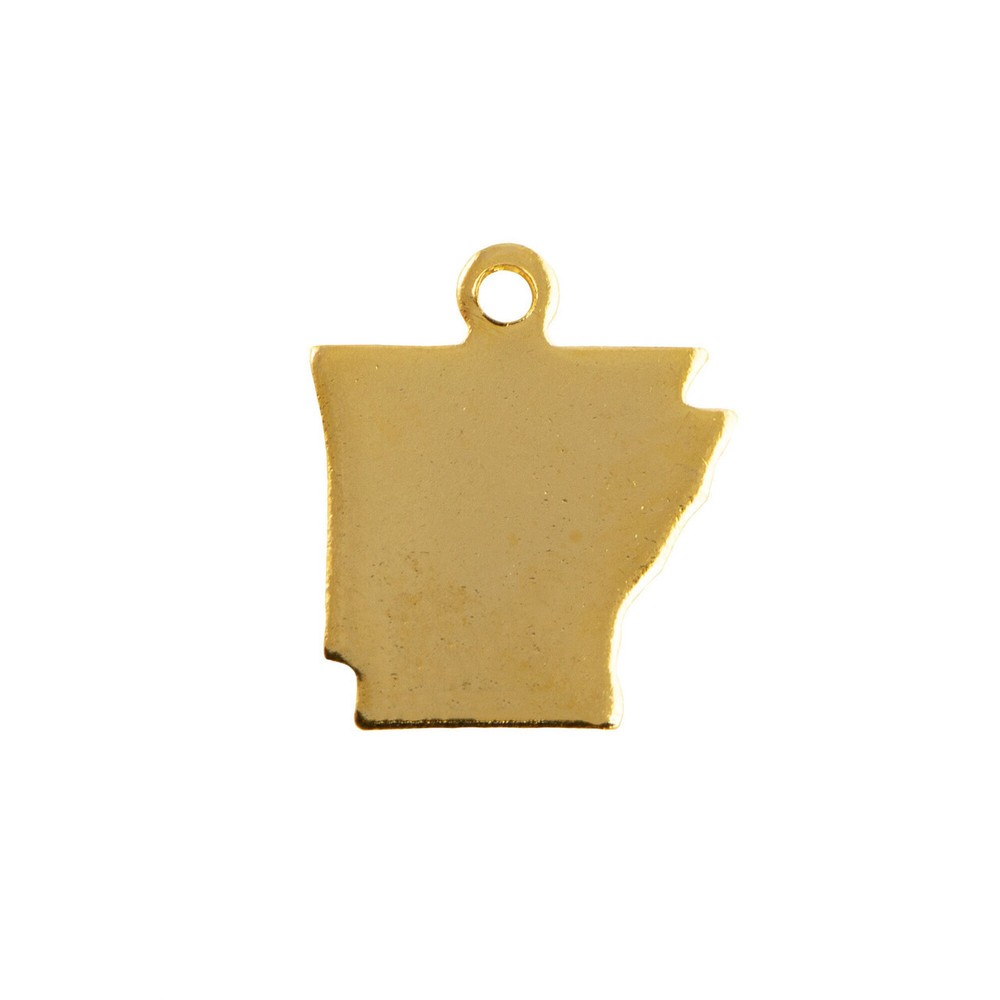 Arkansas Blank State Charms (6)