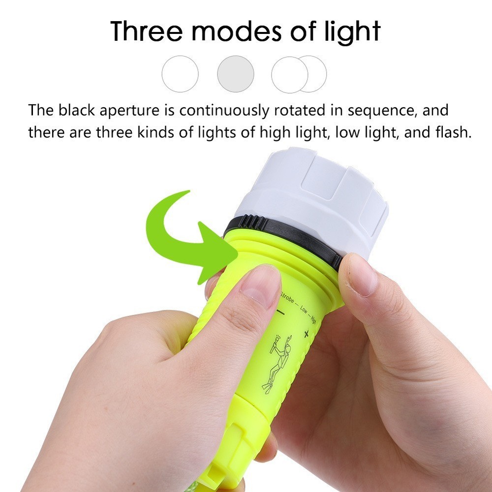 High Quality Strong Light Flashlight Diving Flashlight Torch Led Flash Light