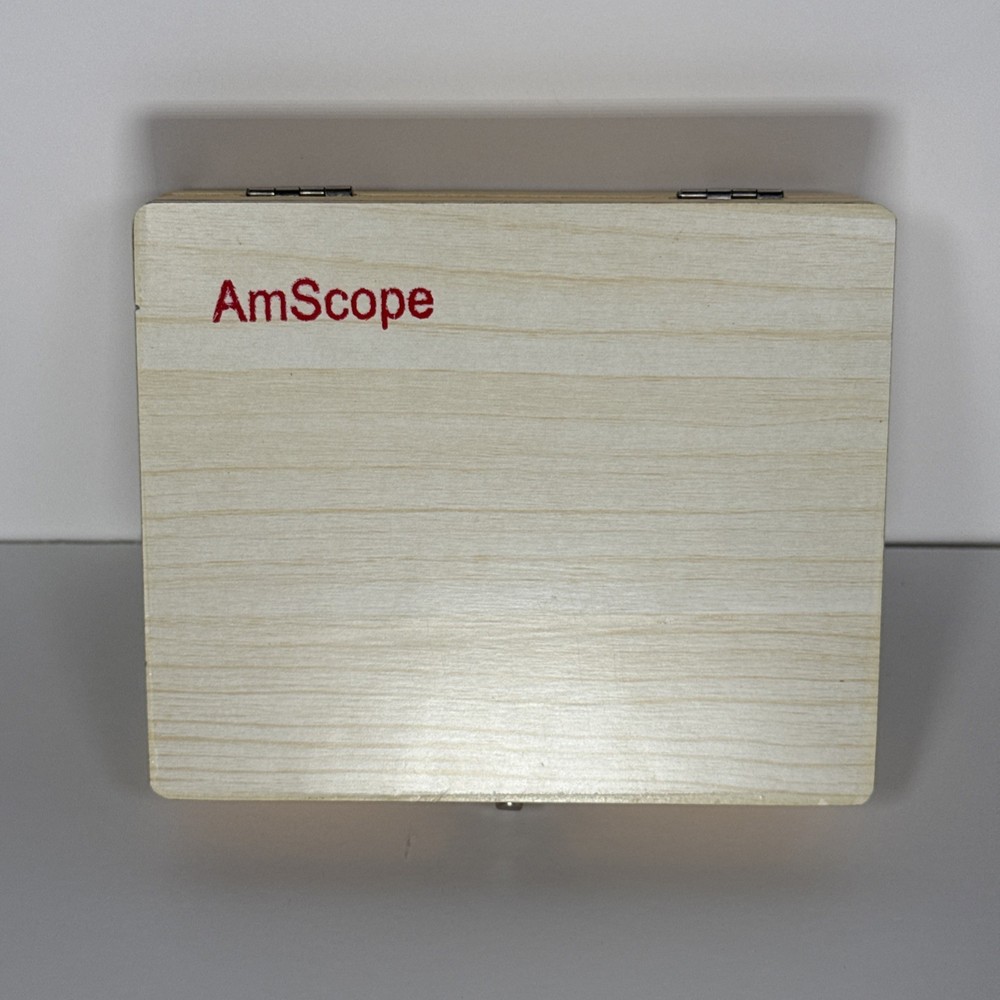 AmScope 25 Prepared Microscope Slide Set for Basic Biological Science