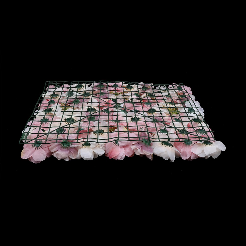 Flower Wall Panel Artificial Flower Wall Backdrop Flower Decoration 12 Pcs