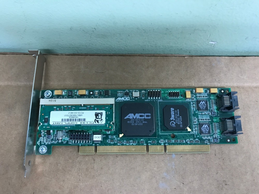 3ware 9500S-4LPz  PCI-X  SATA Raid Controller Card