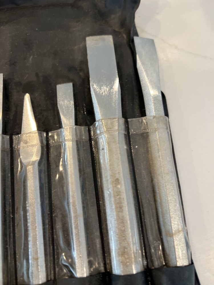 12 Piece Central Forge Highly Industrial Quality Chisel Set Tools