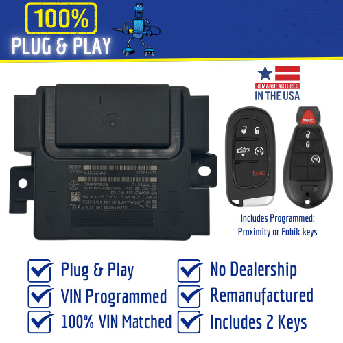 2018 RAM 1500-5500 RF Hub Module Part# 68363202AC w/ programmed keys