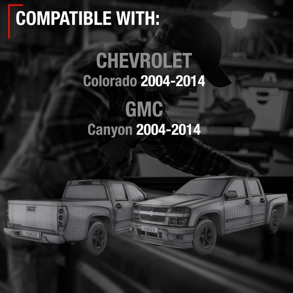 Tailgate Cable Set for Colorado, Canyon - Support Straps, Metal
