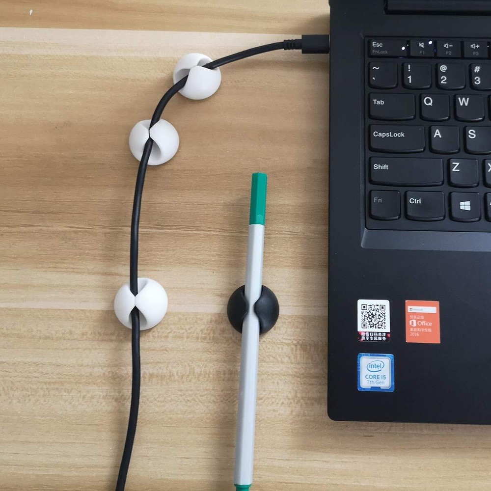 Cable Clips Organizer For Charging Cable Cable Holder Desktopcord Clips For Comp