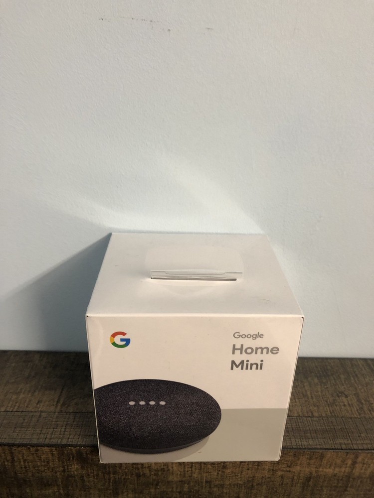Google Home Mini Smart Assistant - Charcoal