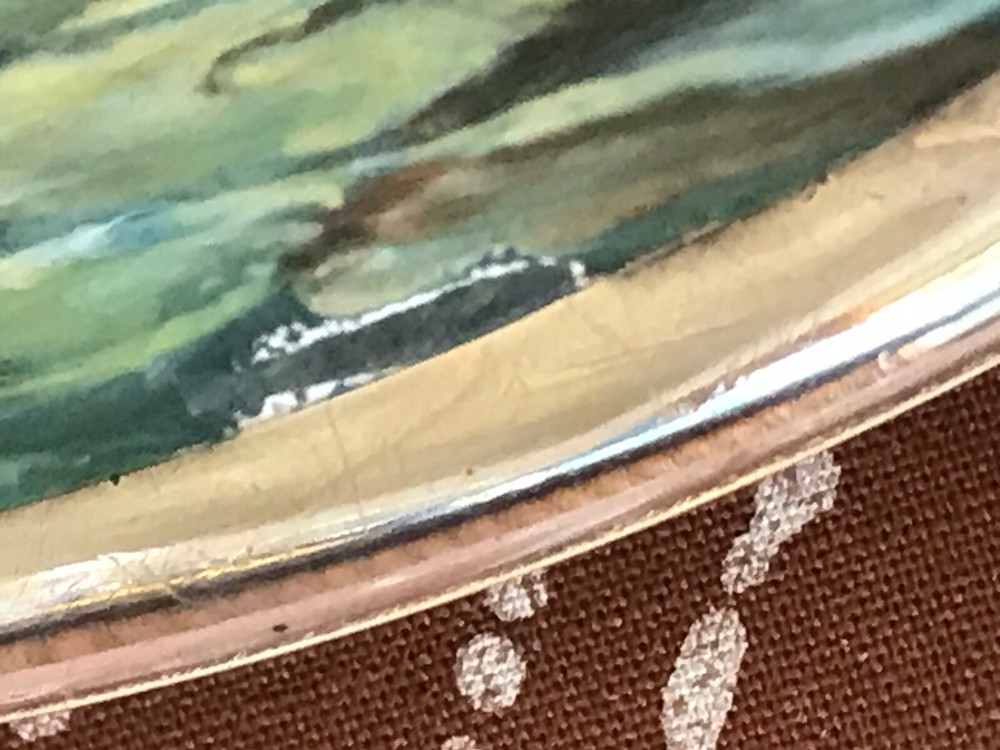 Antique Silver And Enamel Cigarette Case
