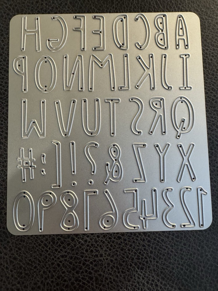 Sizzix Thinlits Alphabet Jenna