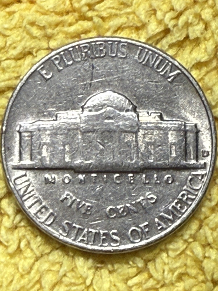 1964 One Of It’s Kind D Mint Nickel With Multiple Errors