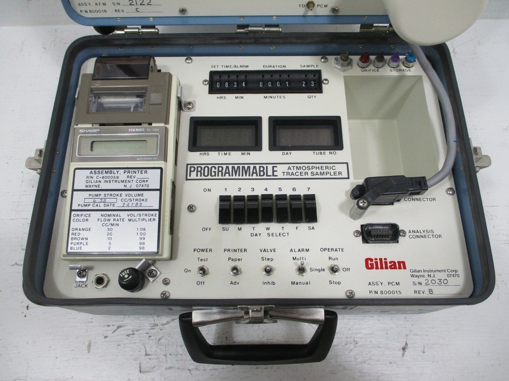Gilian Instruments RD-113 Programable Atmospheric Tracer Sampler D-800015 A