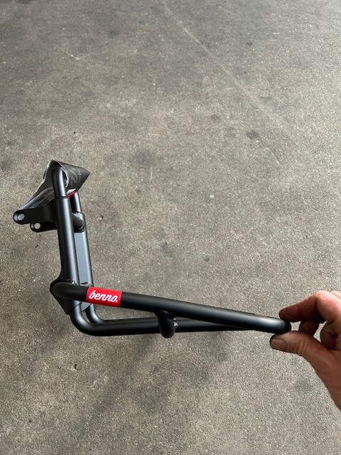 NOS NEW Benno mini front tray / rack Black