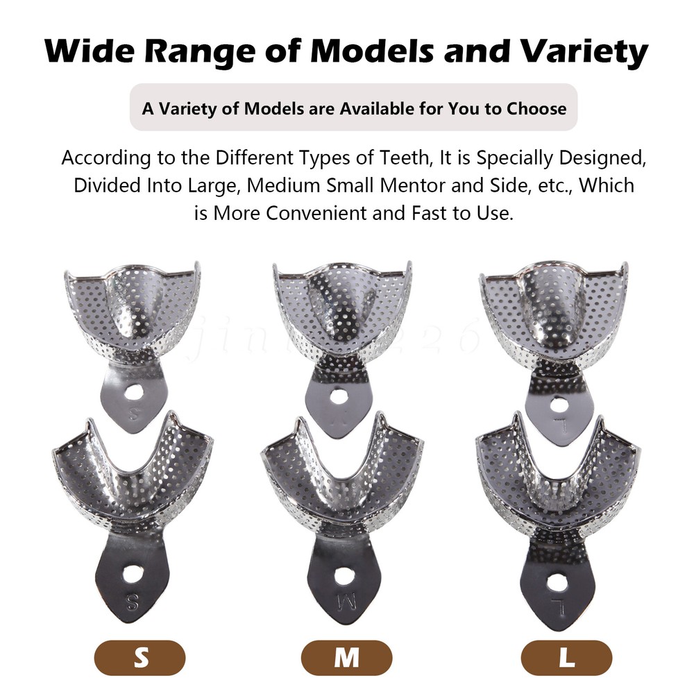 Dental Impression Tray 6 pcs