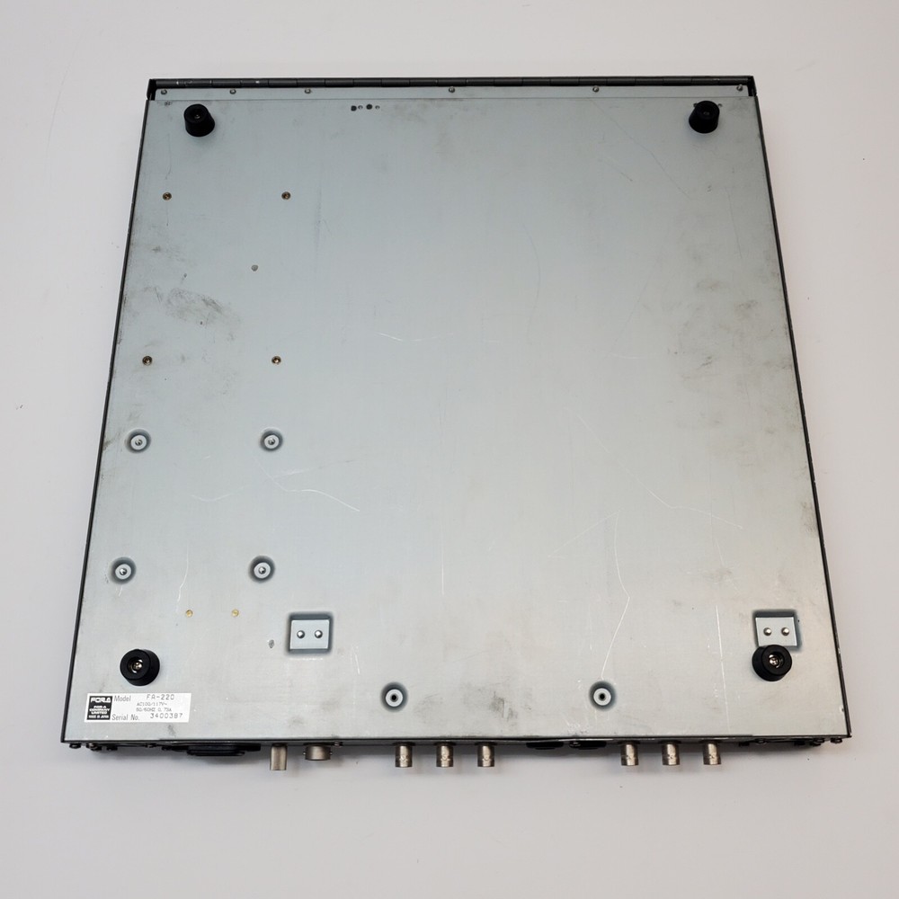 FOR-A FA-220 Digital Time Base Corrector TBC NTSC Synchronizer Powers On READ