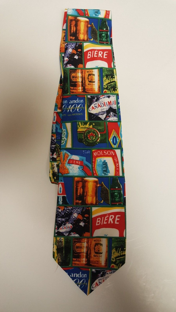 MOLSON BREWERIES LOGO NECK TIE