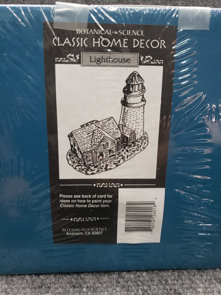 White Ceramic Lighthouse To Diy Paint