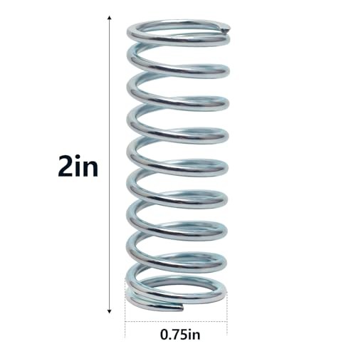 C-750 Compression Spring,OD 3/4" x Length 2" (3 Pack)