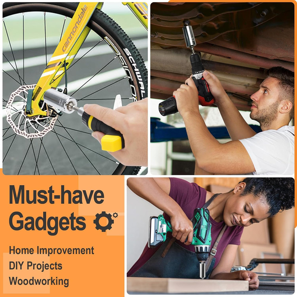 Universal Socket Tool Set with Power Drill Adapter - Perfect Valentine's Gift