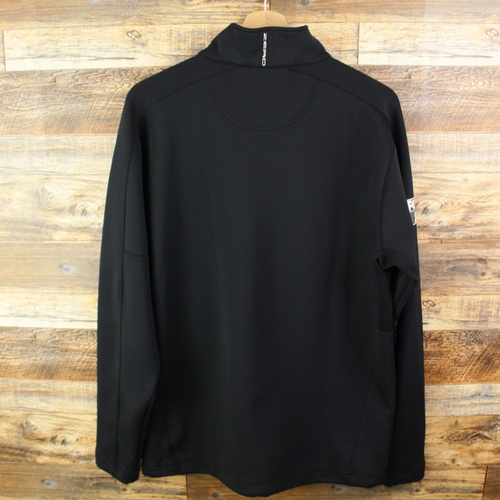 Zero Restriction Pullover Jacket Men’s Large Black Golf 1/4 Zip Stretch