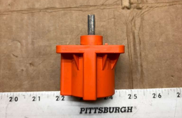 Industrial Rotary Cam Switch Body Orange Square Shaft Panel Mount