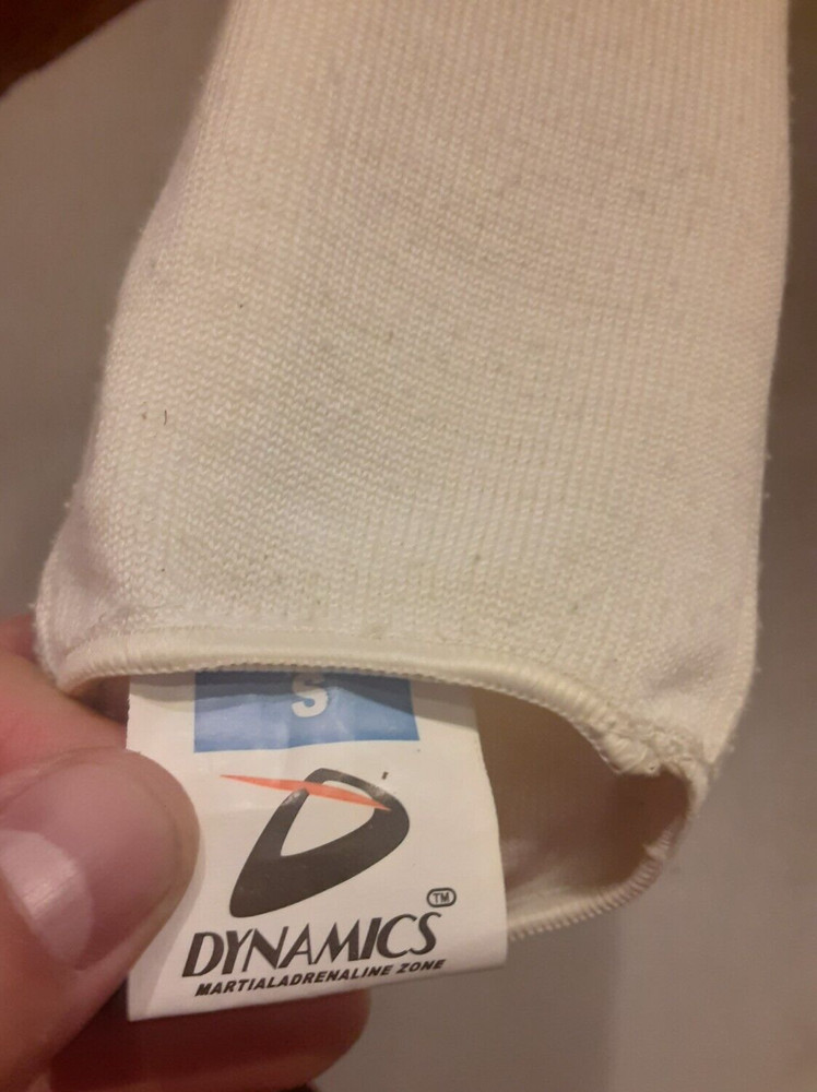 Dynamics Forearm Guards, Karate Martial Arts, white, S, used