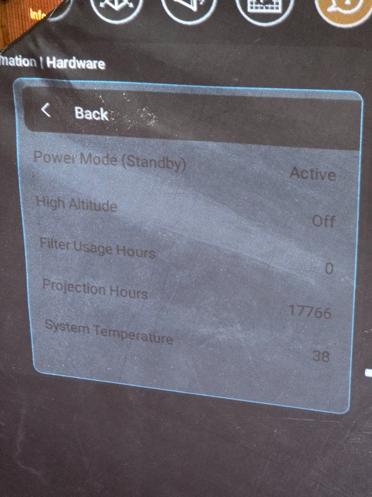 Laser Projector Optoma ZU720T Used