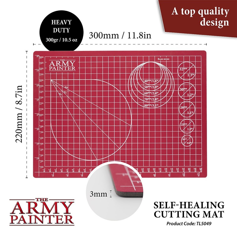The Army Painter Miniature & Model Tools Self-Healing Cutting Mat