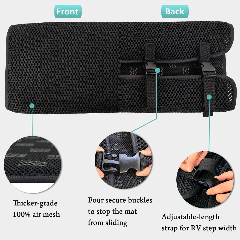 Washable RV Step Covers 3 Pack Non Slip Mesh