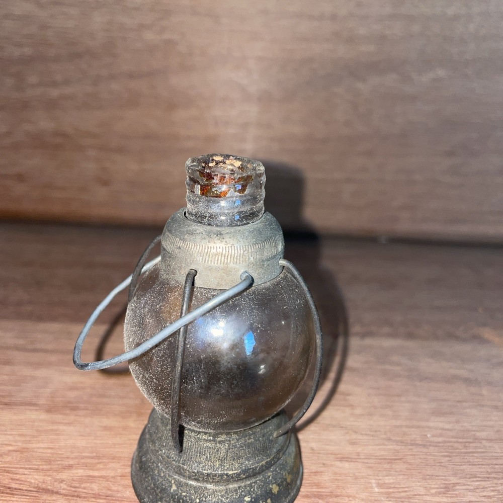 1900’s Glass Lantern Perfume Bottle. 3.5 Inch