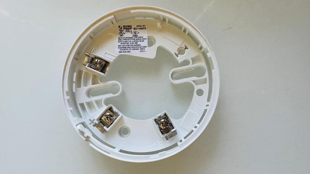 System Sensor B501-WHITE Detector Base B501