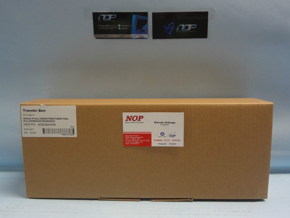TRANSFER BELT IKON PRO 650 550C CPP650 CPP550 CPP660 CPP560 Oce 620 A03U504200